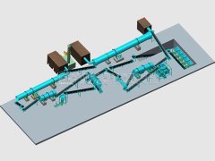 有机肥生产线老工厂成熟的成套有肥料设备
