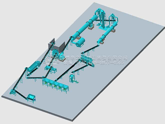 有机肥圆盘造粒生产线