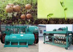 华之强新型有机肥设备是如何将蘑菇渣变成有机肥的？