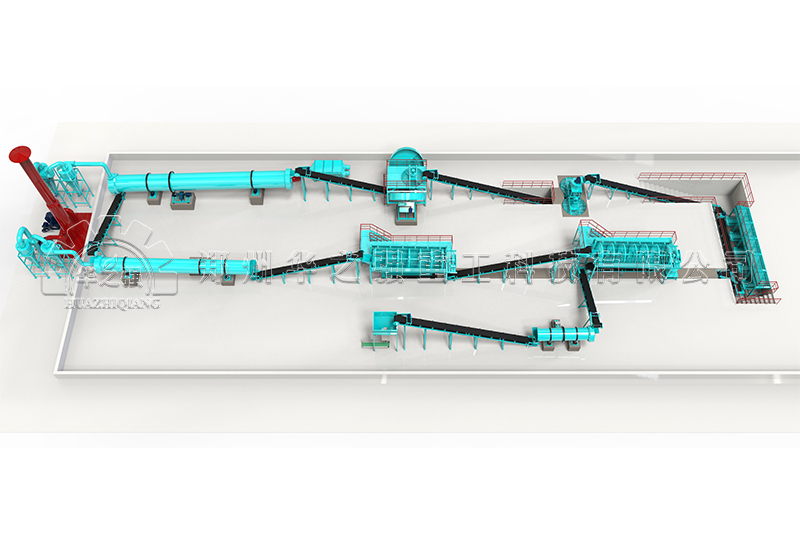年产5000吨小型有机肥生产线配置详细介绍 